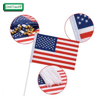 Combo 10 lá cờ Mỹ cầm tay (cờ vẫy USA)