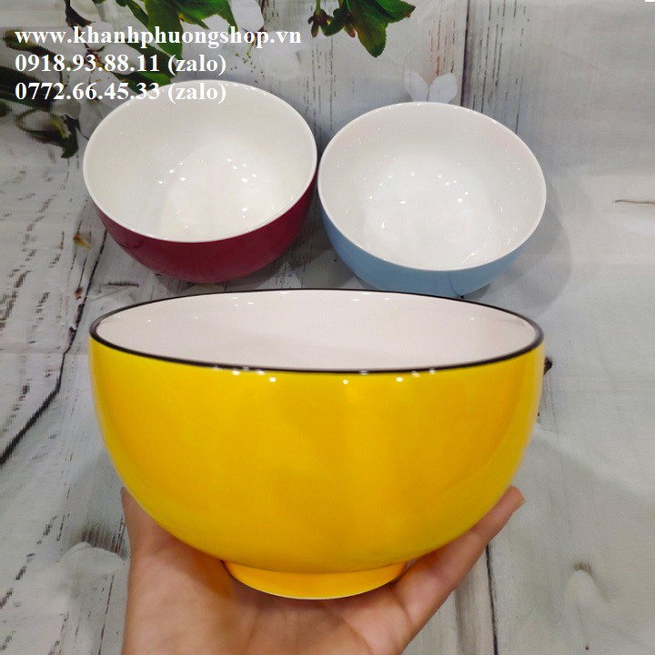 Tô sứ nhiều màu - tô sứ