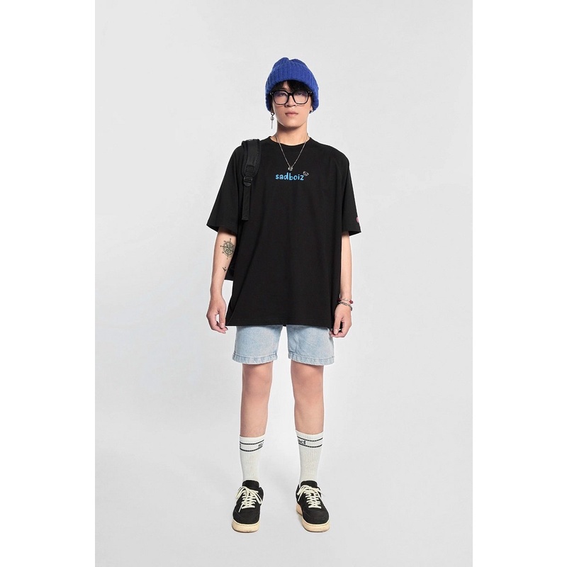 Áo thun Sadboiz Teddycry Typo Tee phong cách unisex vải cotton dày mịn full tag Thời trang Unisex HCM AL226