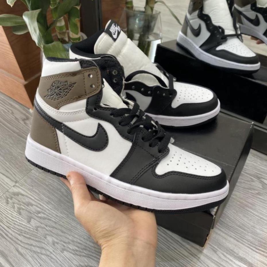 [Full Box Bill]  Giày Jordan 1 Dark Mo_cha  Nam Nữ- Phiên Bản Tiêu Chuẩn. Giày thể thao Jordan 1 nâu cao hot hitt | BigBuy360 - bigbuy360.vn