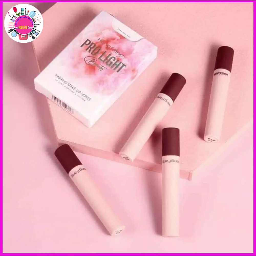 Set Trang Điểm PRO LIGHT: 1 Mascara + 1 Kẻ Mắt + 2 Son Lì của Feng Hang Hot Trend 2021 | BigBuy360 - bigbuy360.vn