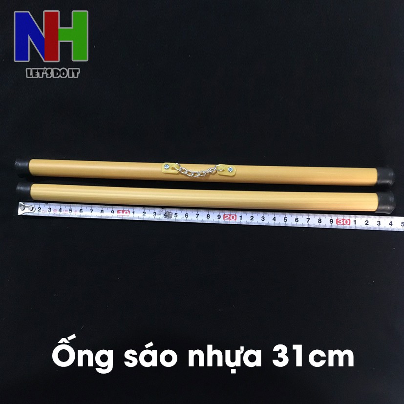 Ống sáo nhựa 31cm làm lịch/tranh treo tường [Bán 10 bộ]