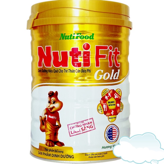 Sữa bột Nutifit Gold lon 900g