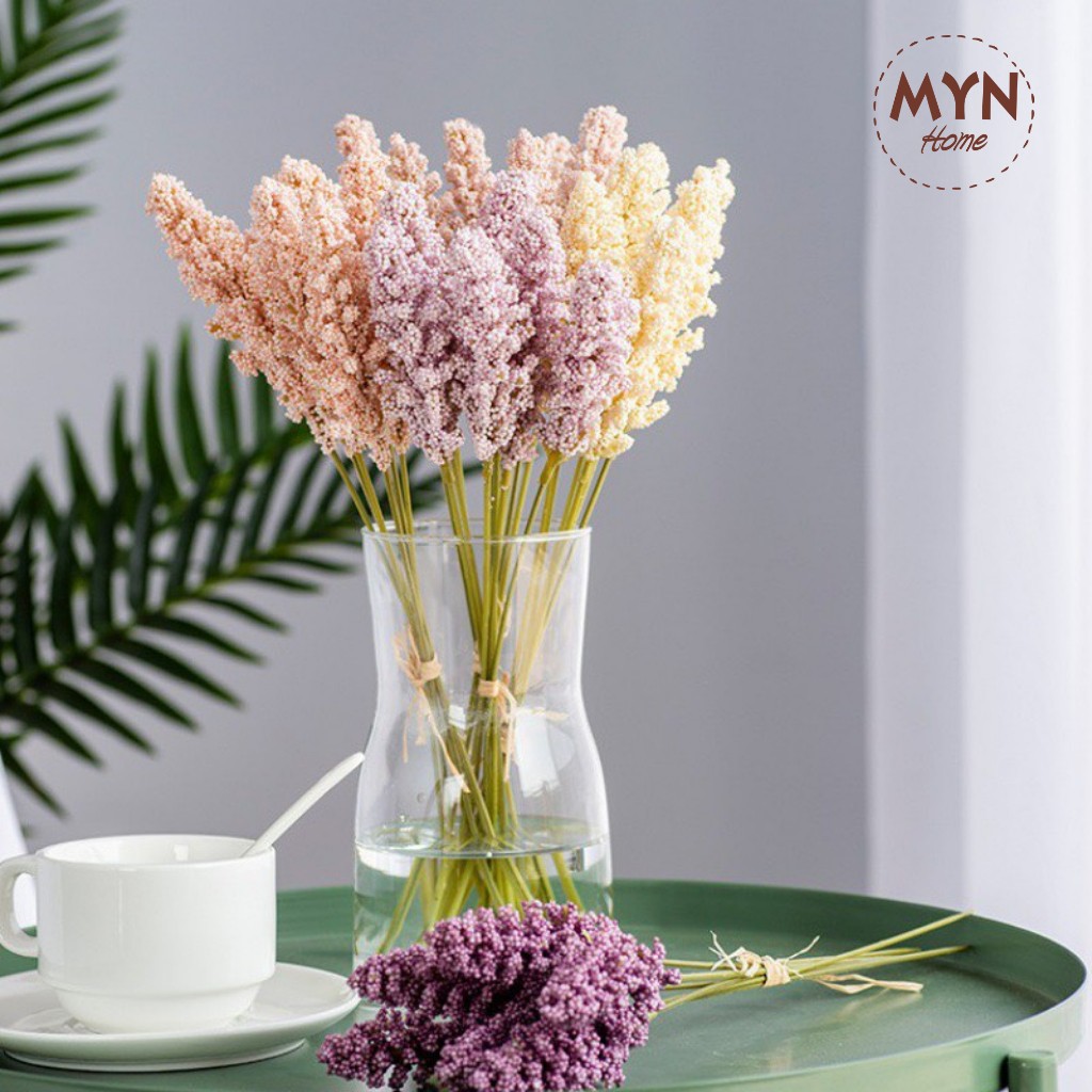 Set 6 bông lúa mì trang trí nhà cửa, decor, phụ kiện chụp ảnh MYN Home