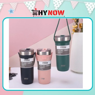 Ly giữ nhiệt tyeso mug inox sus 304 thể tích 710ml có quai xách