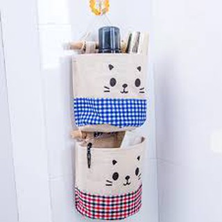 Túi Treo Tường HÌnh Mèo Dễ Thương