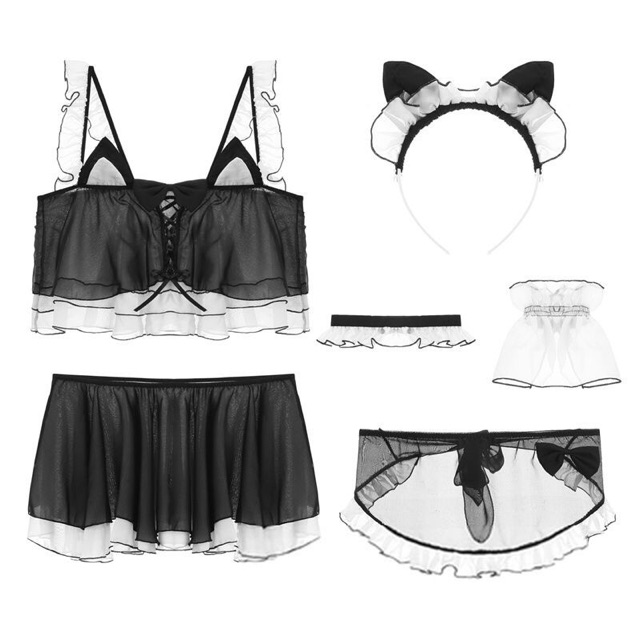 Set đồ bơi mèo lolita