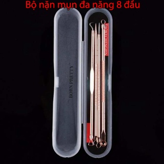 Bộ dụng cụ nặn mụn 4 cây 8 đầu