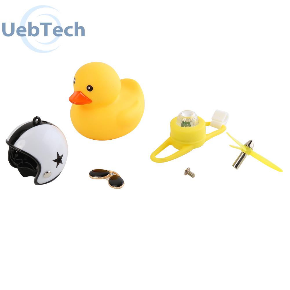 Uebtech Cute Yellow Duck Bell Horn Bell Light for Xiaomi Mijia M365 Scooter Bicycle