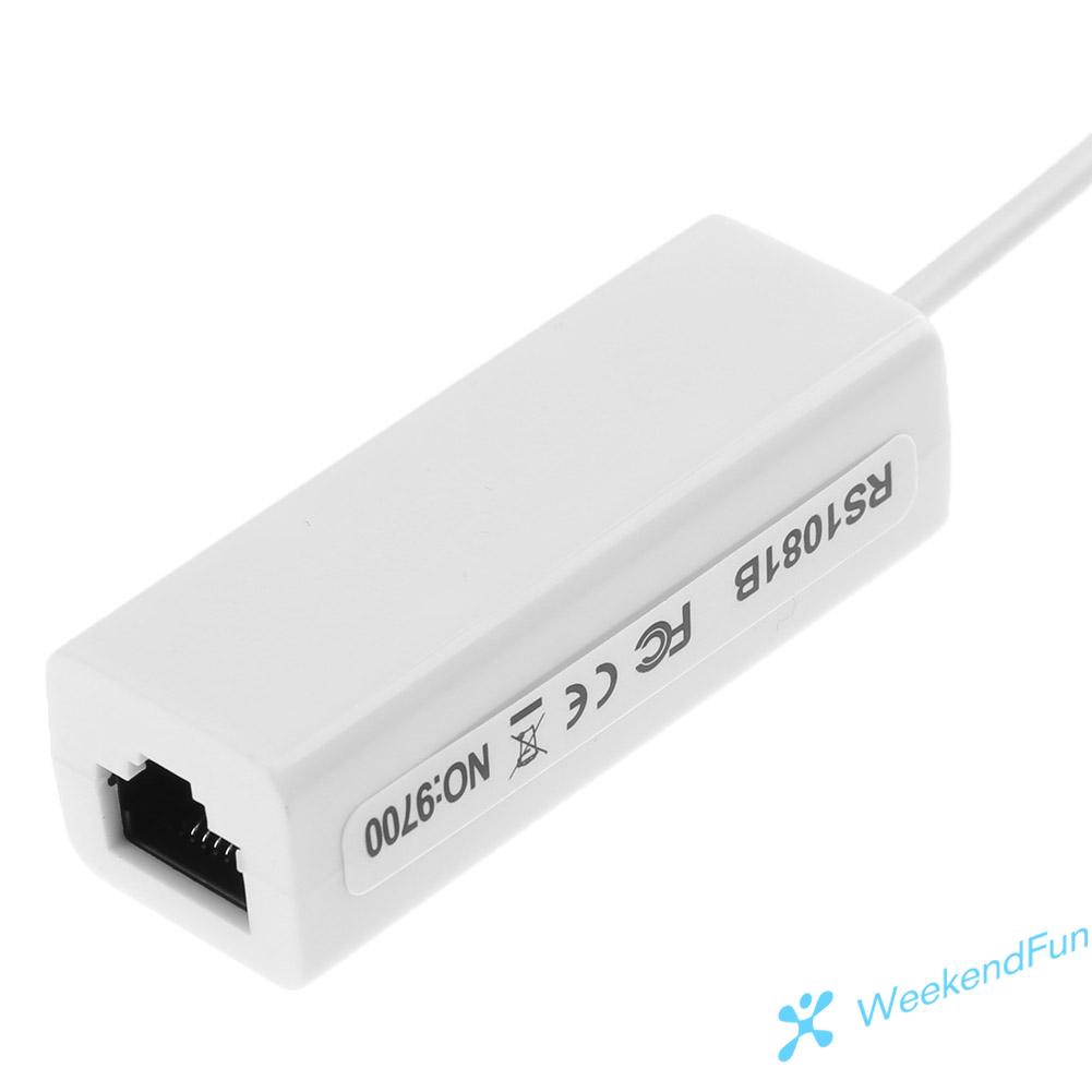 Bộ Chuyển Đổi Usb 2.0 Sang Rj45 Lan Ethernet 10/100mbps Win7 Cho Máy Tính