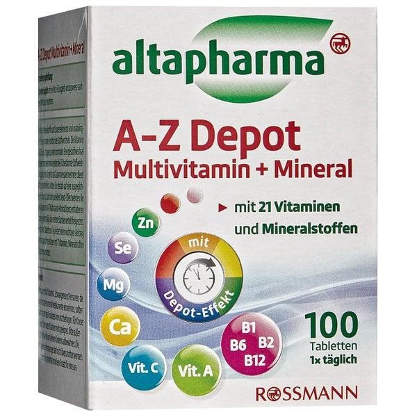 Viên uống Altapharma A-Z Depot Multivitamin + Mineral 100 viên