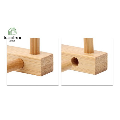 Kệ úp dĩa THE BAMBOO giá trưng bày dĩa giá trưng bày tạp trí bằng tre gỗ tiện lợi đẹp mắt cho nhà bếp nhiều kích thước | BigBuy360 - bigbuy360.vn