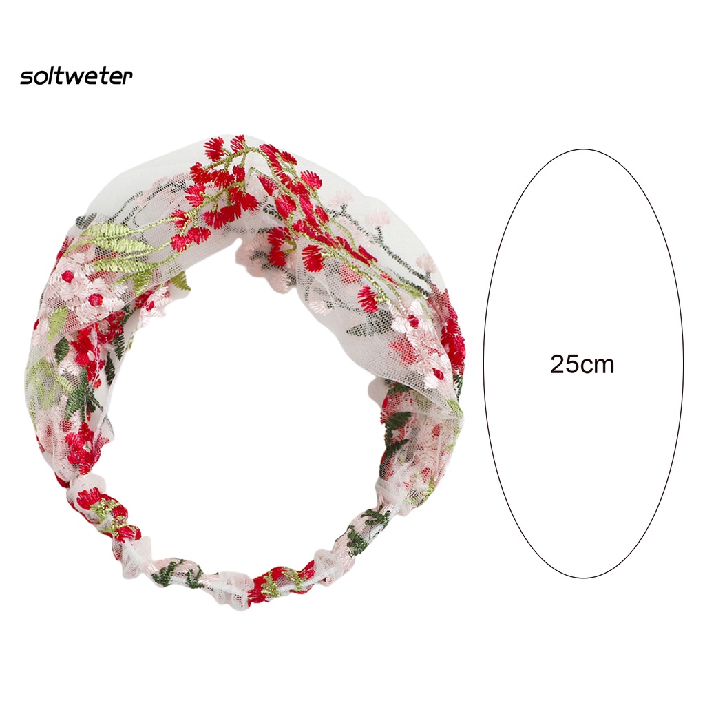 Băng Đô Bản Rộng Mềm Mại Chống Trượt Cho Nữ