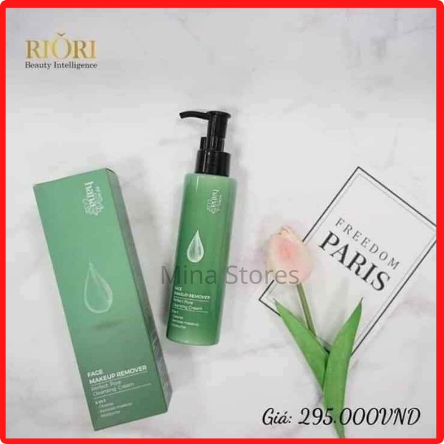 Tẩy Trang Mặt Riori Face Makeup Remover 150ml - Kem Tẩy Trang Massge Nâng Cơ, Làm Sạch Sâu Cung Cấp Độ Ẩm Cho Da