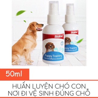 Xịt vệ sinh huấn luyện chó đi vệ sinh đúng chỗ