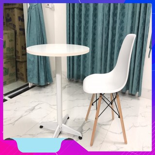 Ghế Nhựa Chân Gỗ Eames Đủ Màu