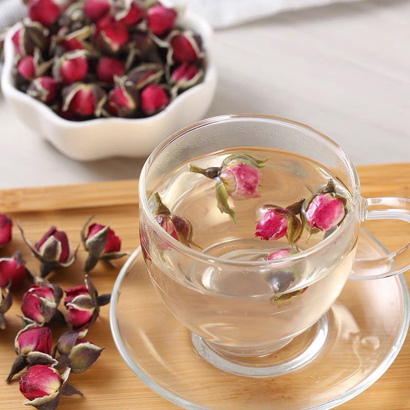 Trà Hoa Hồng Sấy Khô 200G Thượng Hạng Giúp  Giảm Cân, Đẹp Da, Chống Lão Hóa