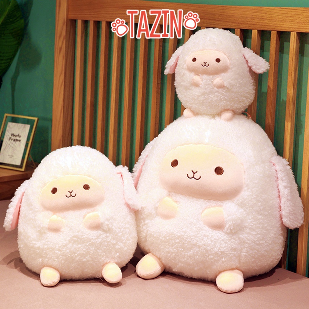 Gấu bông cừu lông xù baby, cừu bông lông xù cute đáng yêu cao cấp TAZIN