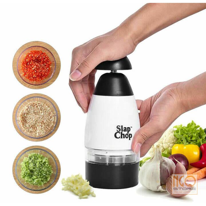 [SIÊU NHANH] DỤNG CỤ BĂM NHỎ HÀNH TỎI RAU CỦ QUẢ THÔNG MINH SLAP CHOP - MÁY XAY NHỎ HÀNH TỎI CẦN TÂY SIÊU TỐC TIẾT KIỆM