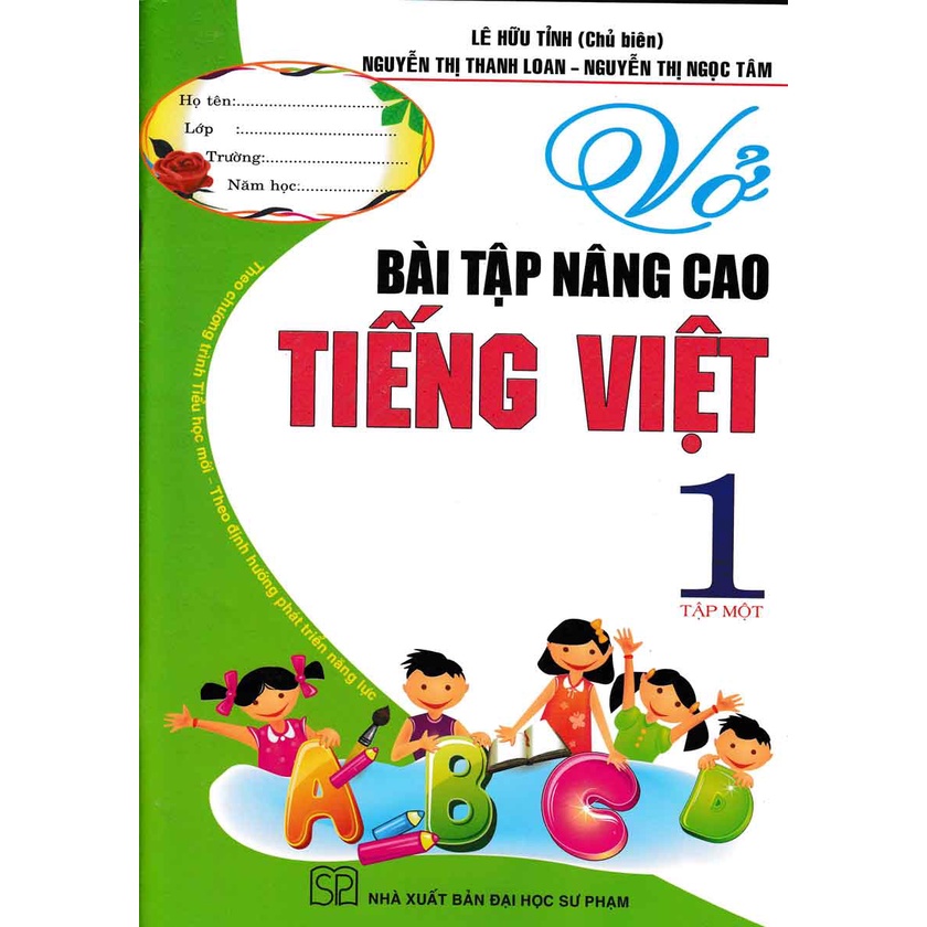 Sách - Combo Vở Bài Tập Nâng Cao Tiếng Việt 1 - Tập 1+2 (Theo Chương Trình Tiểu Học Mới Định Hướng Phát Triển Năng Lực)