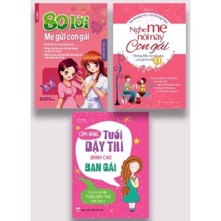 Sách- Combo : 80 Lời Mẹ Gửi Con Gái+ Nghe Mẹ Nói Này Con Gái+ Cẩm Nang Tuổi Dạy Thì
