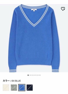 Áo len pha cashmere uniqlo nhật