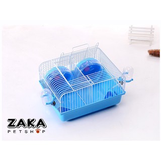 Lồng 2 ngăn hamster