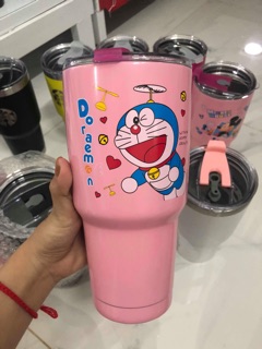 Ly giữ nhiệt Thái lan (kèm túi+ hút inox)