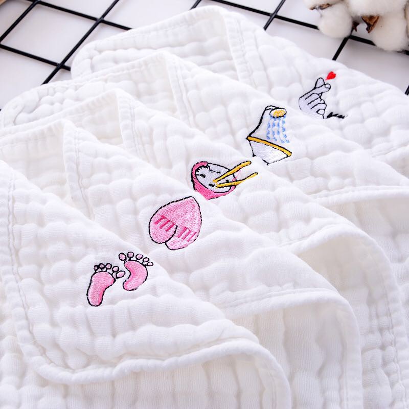 Set 5 khăn lau mặt mềm mại cho bé