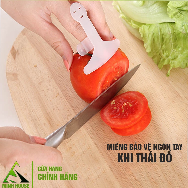 Dụng cụ hỗ trợ dao thái đồ ăn tránh đứt tay nhà bếp phòng ăn Minh House