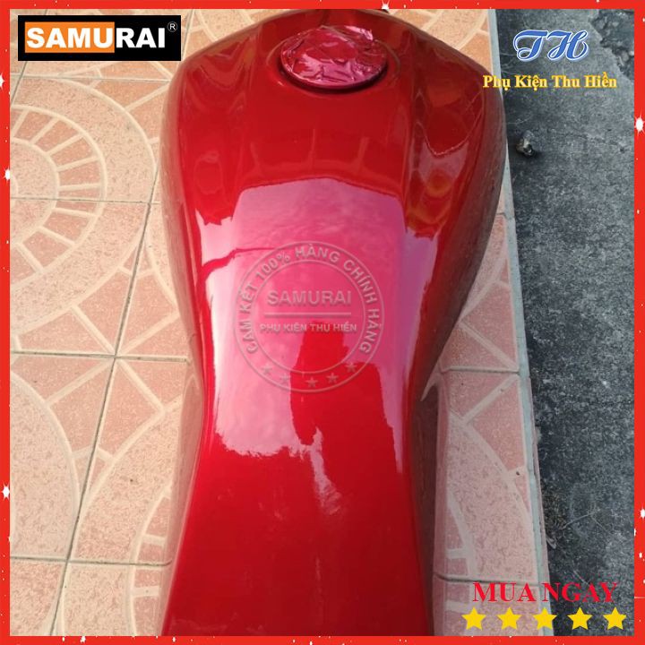 Sơn Xịt Samurai Màu Đỏ R4L - Mã H138 (400ml) (Cần Dùng Với Nền Màu Bạc)