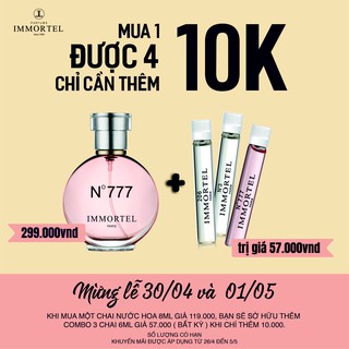 [ COMBO LỄ 30.4 VÀ 1.5 ] GỒM 1 CHAI NƯỚC HOA 60ML VÀ 3 CHAI NƯỚC HOA 6ML