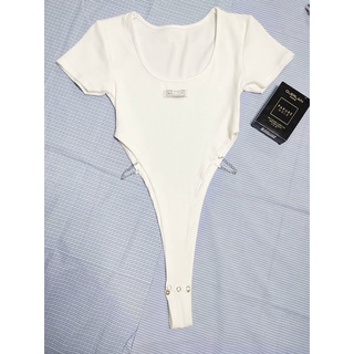 (Video thật) Áo BodySuit Khoét Eo Hai Dây Xích