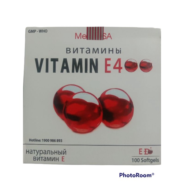 VITAMINE E ĐỎ NGA 400mg