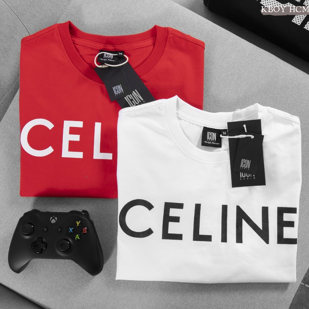 Áo thun phông Unisex nam nữ 2 màu Trắng Đỏ tay ngắn cổ tròn dáng ôm phối cực cá tính - V109