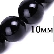 Vòng tay cặp chuỗi hạt đá đen tự nhiên charm mỏ neo - bánh lái
