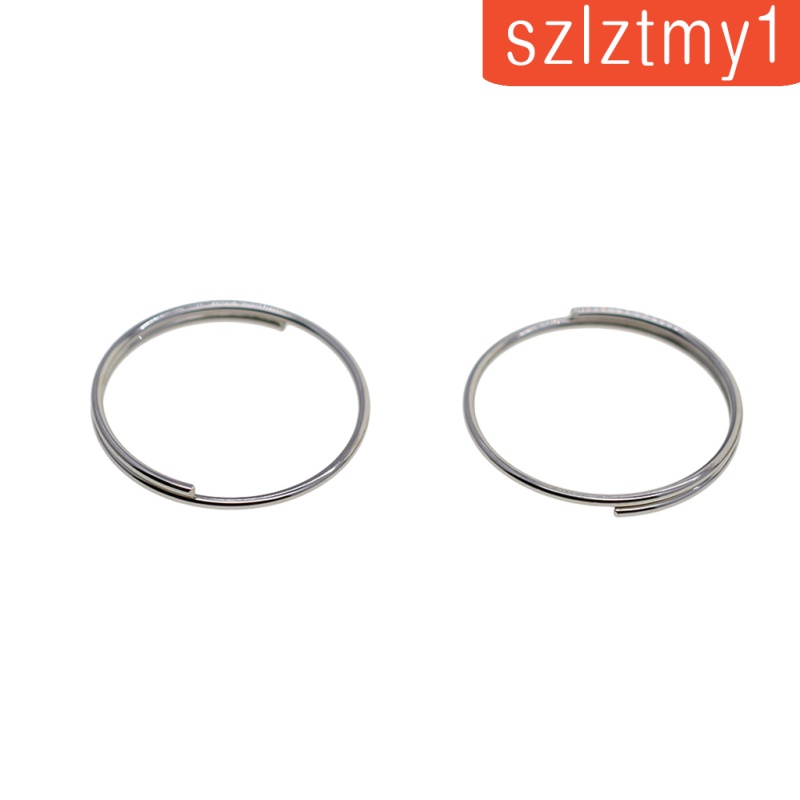 Set 100 Móc Khóa Tròn Bằng Sắt Cứng 20mm Tiện Dụng