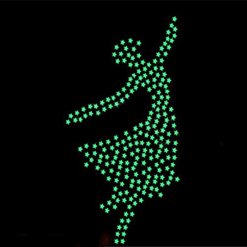 Bộ 200 ngôi sao dạ quang dán tường phát sáng trong đêm tối