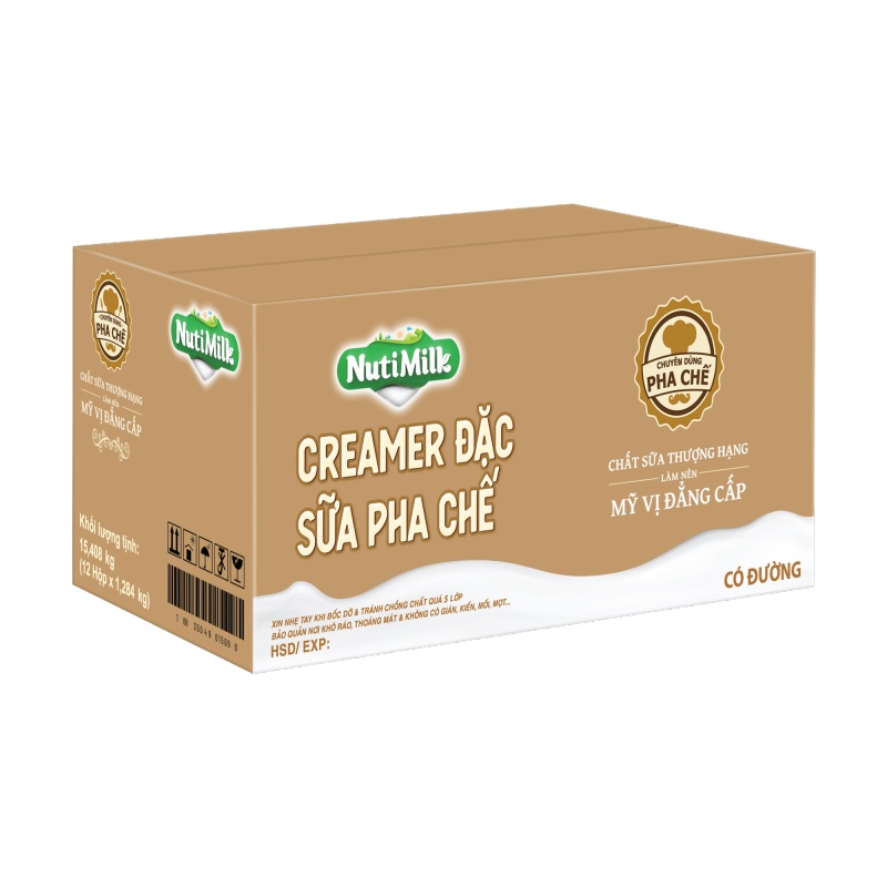 Combo 02 hộp Creamer đặc Sữa pha chế có đường Nuti 1284g - Thương Hiệu NUTIFOOD - YOOSOO MALL