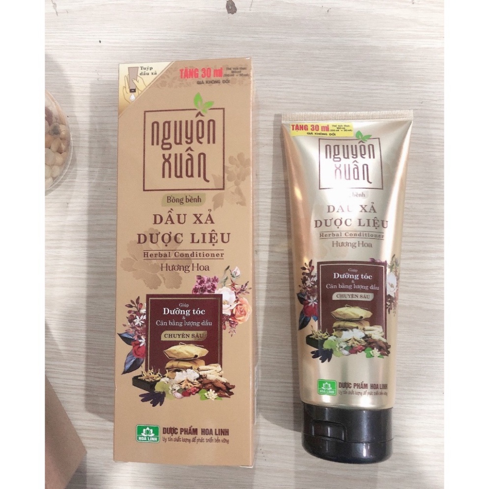Dầu gội Dược liệu Nguyên Xuân Sạch Gàu  nấm ngứa 350ml Khuyến mãi 35ml - Dầu Xả Nguyên Xuân