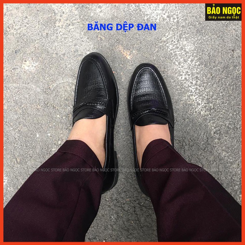 ✔️ĐẾ KHÂU CỰC CHẮC CHẮN✔️Giày da nam🎁 Giày lười nam kiểu dáng Hàn Quốc✅Bảo hành nổ da 12 tháng