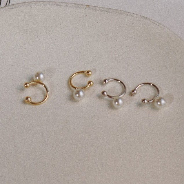 {Freeship] Khuyên Tai Bạc Sweetee Almira Earring E104 (Giá 1 Chiếc)