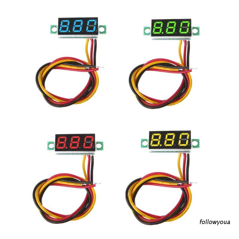Vôn kế kỹ thuật số mini 0.28 inch dc 0-100V loại 3 dây
