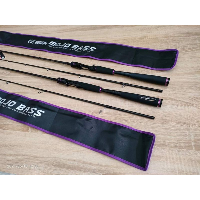 Cần Câu Cá Mojo Bass B712M - S712M  - 2.13m