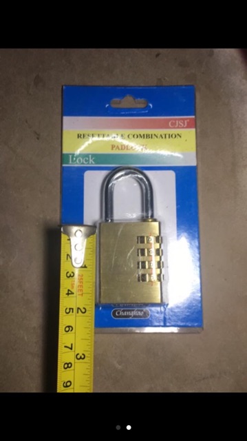 Khoá số đồng 4 mã số loại to