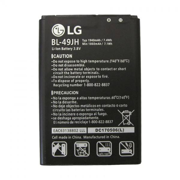 Pin LG K3/LS450 (BL-49JH) 1940mAh Zin Máy - Bảo hành đổi mới