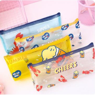 Hộp bút gấu thỏ milky joy Hb59 túi viết bóp viết trong cỡ trung hộp bút thức ăn hộp bút kim tuyến