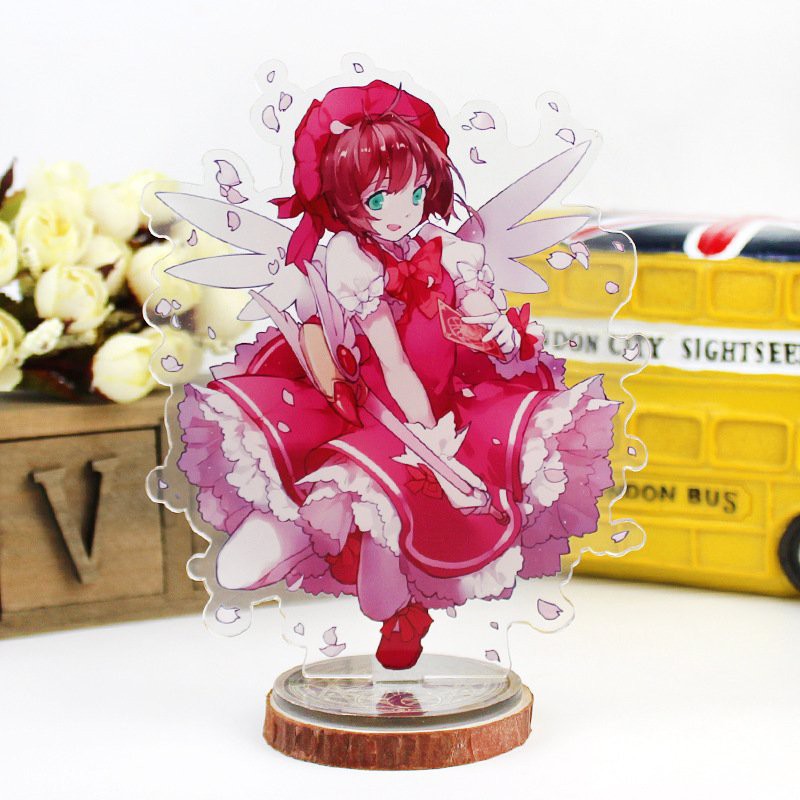 Standee SAKURA THỦ LĨNH THẺ BÀI Tượng Acrylic Standee Anime mica chibi trang trí trưng bày mô hình