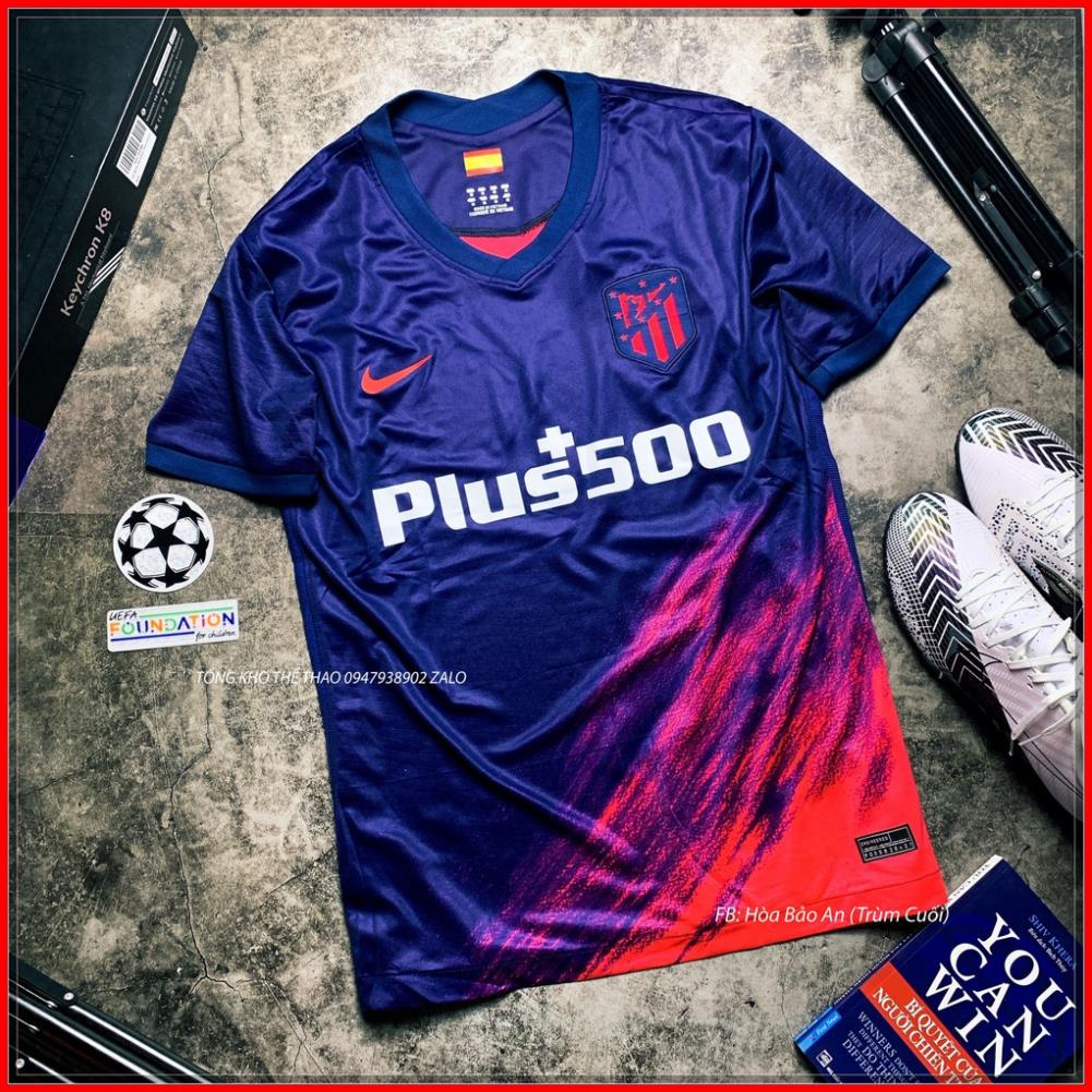 Set Bộ Thể Thao Nam CLB Atletico Madrid sân khách 2021 – 2022 Vải Thái Chuẩn Áo Thi Đấu - Quần Áo Bóng Đá Atlentico ❕