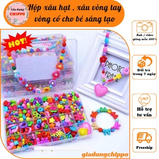 Hộp xâu hạt , xâu vòng tay vòng cổ cho bé sáng tạo